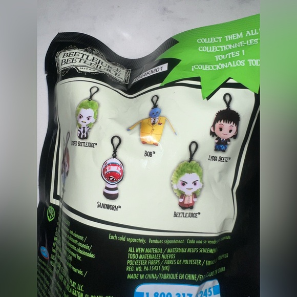 Beetlejuice Plush Figure Blind Bag - Yellow Jacket - Picture 4 of 6